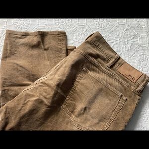 Polo Ralph Lauren 44B/30 Corduroy Mens Pants Brown